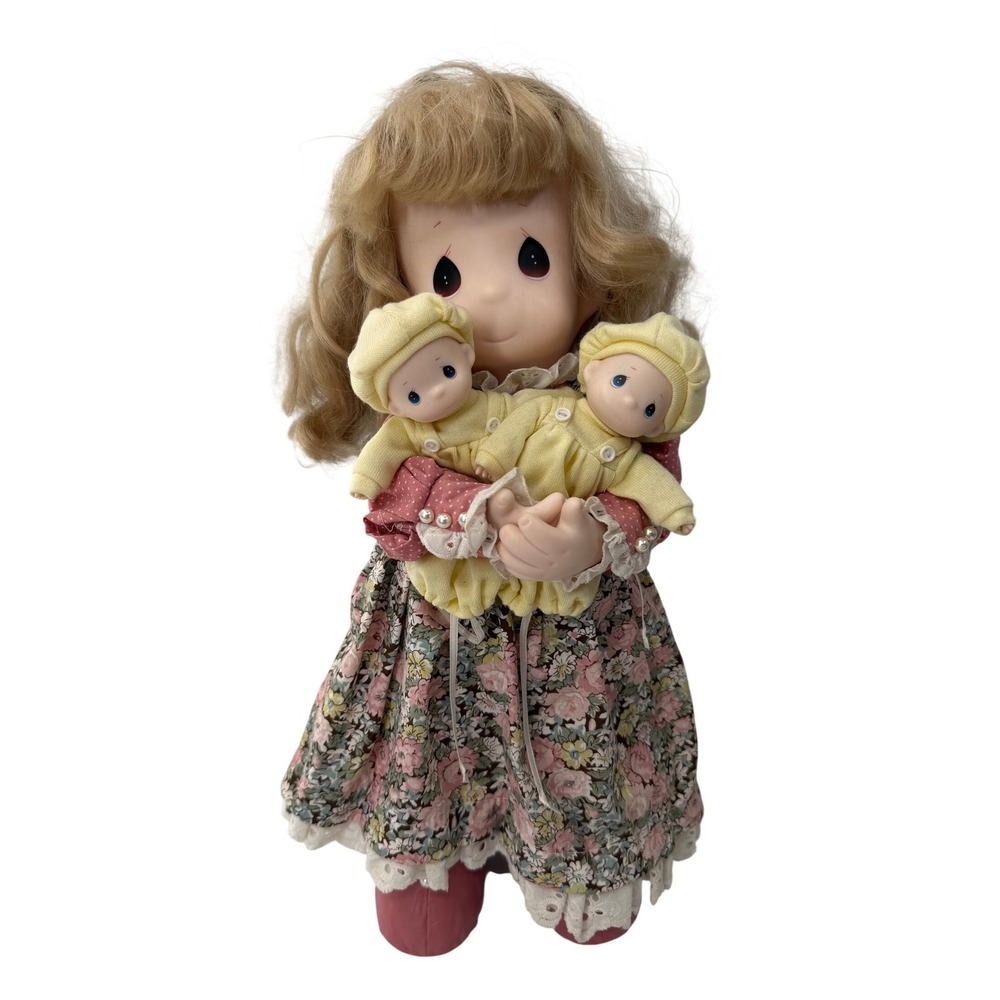 Precious Moments Susan with Twins Doll 16" Mommy I Love You Series 5th Ed 1995